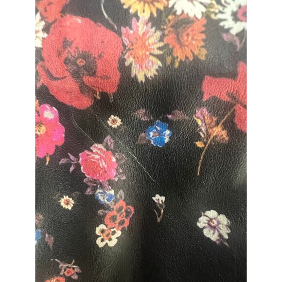 The Kooples Lamb Leather Floral Skirt - Size 36 - As Seen on TV - Picture 6 of 10
